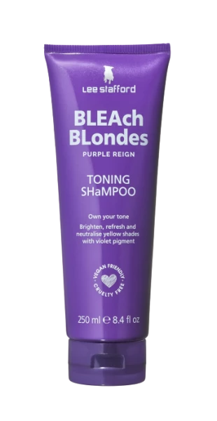 Lee Stafford Bleach Blondes Purple Reign šampon pro dokonale blond vlasy, 250 ml