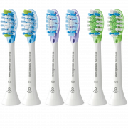 Philips Sonicare C3 Premium Plaque Control HX9076/07, náhradní hlavice, mix 6 ks