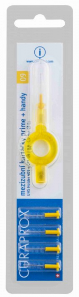 Curaprox CPS 09 prime mezizubní kartáček, žlutý, 5 ks