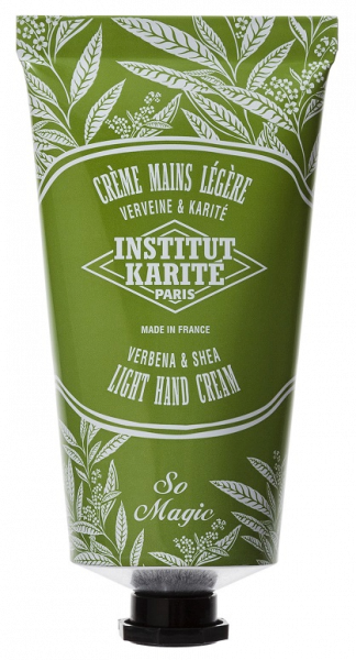 Institut Karite Light Shea hand cream Lehký krém na ruce s vůní verbeny, 75 ml