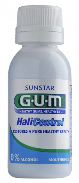 GUM HaliControl ústní voda (výplach) proti špatnému dechu CPC 0,07 %, 30 ml
