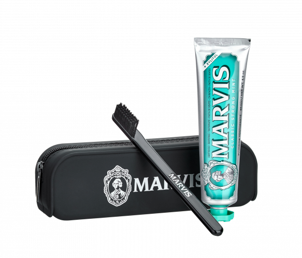 MARVIS Beauty Kit dárková sada s Classic Strong Mint a zubním kartáčkem