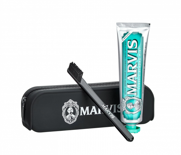 MARVIS Beauty Kit dárková sada s Classic Strong Mint a zubním kartáčkem