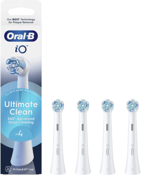 Oral-B iO Ultimate Clean White náhradní hlavice, 4 ks