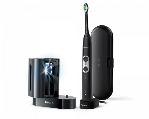 Philips Sonicare ProtectiveClean 6100 Black HX6870/57, sonický kartáček se sanitizérem