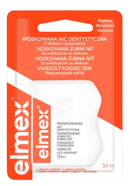Elmex Nit mentolová expandující voskovaná, 50 m