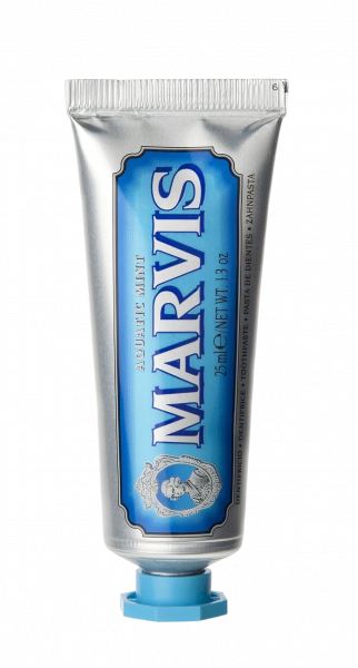 MARVIS Aquatic Mint zubní pasta s xylitolem, cestovní balení, 25 ml