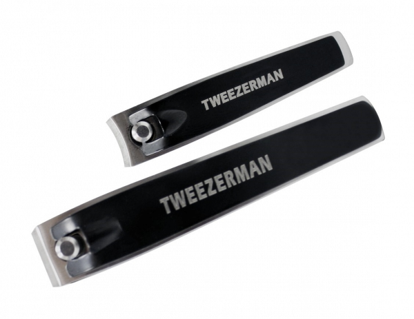 Tweezerman Stainless Steel Nail Clipper kleštičky na nehty rukou i nohou, 2 ks