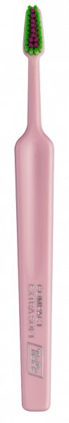 TePe Colour Compact x-soft, zubní kartáček, světle růžový