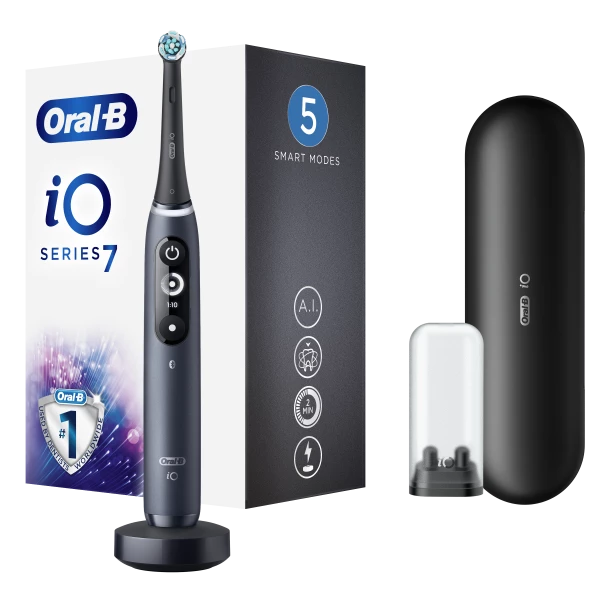 Oral-B iO7 Series Black Onyx elektrický zubní kartáček