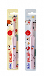 TePe Kids x-soft, dětský zubní kartáček s Maxipsem Fíkem