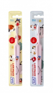 TePe Kids x-soft, dětský zubní kartáček s Maxipsem Fíkem