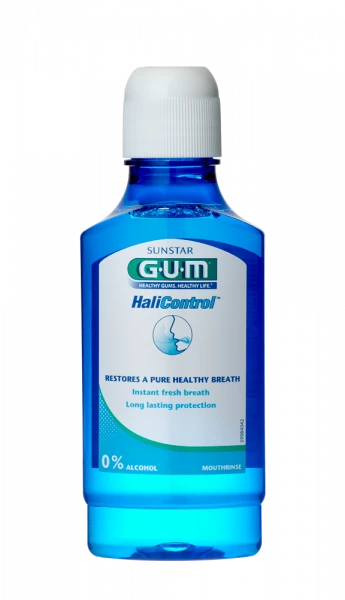GUM HaliControl ústní voda (výplach) proti špatnému dechu s CPC 0,07 %, 300 ml