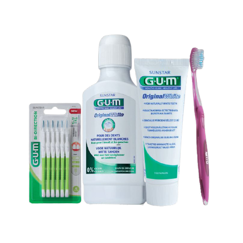 GUM Original White bělicí sada