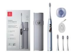 Oclean X Pro Digital Set Silver pouzdro a sonický kartáček, stříbrný