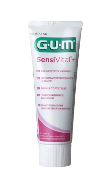 GUM SensiVital+ zubní gel pro citlivé zuby s CPC 0,05 %, 75 ml