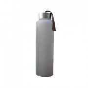 Everyday Baby skleněná láhev na vodu, 400 ml, šedá