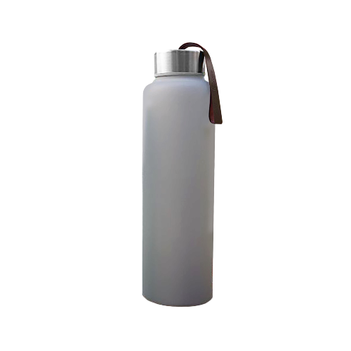 Everyday Baby skleněná láhev na vodu, 400 ml, šedá