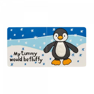 Jellycat Hmatová kniha tučňák 15 cm