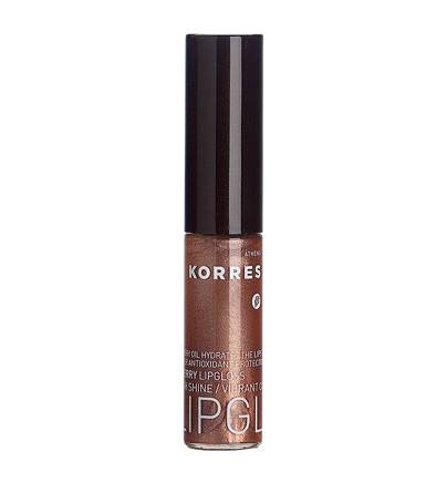 KORRES Lip Gloss Cherry třešňový lesk na rty 37 BRONZE GOLD, 6 ml 