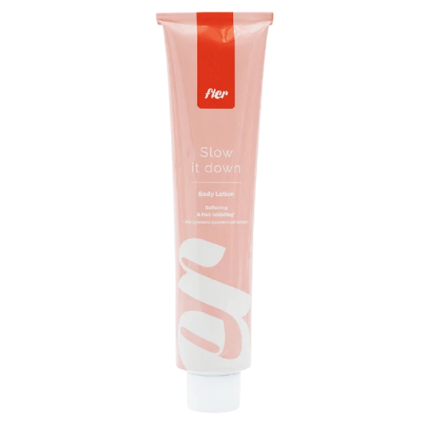 FLER Slow It Down tělové mléko zpomalující růst chloupků, 150 ml