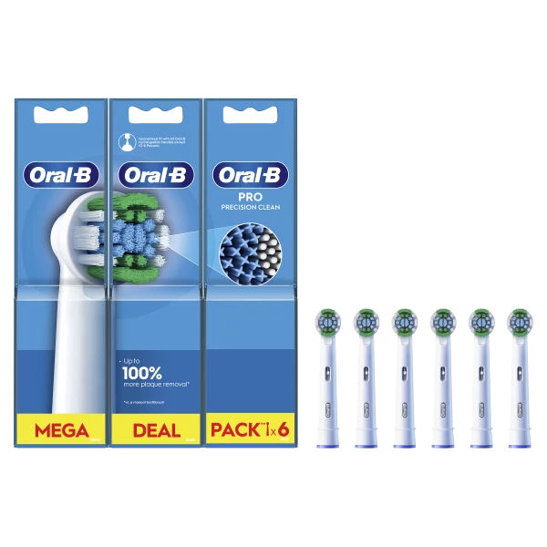Oral-B Precision Clean EB 20-6, náhradní hlavice, 6 ks