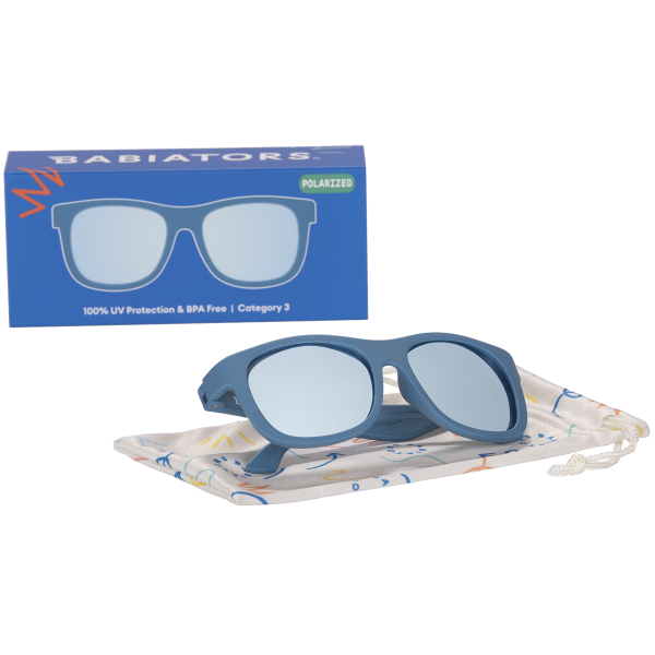 BABIATORS Navigator Midnight Blue, polarizační zrcadlové sluneční brýle, 0-2 roky