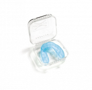 Dr. Brux Bite chránič proti skřípání zubů na noční použití, modrý