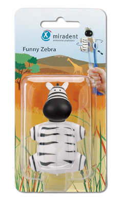 Miradent Funny Zebra držáček na kartáček