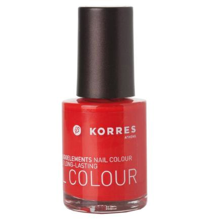 KORRES Nail Colour TEMPTING CORAL 51 - pečující lak na nehty odstín 51, 10 ml