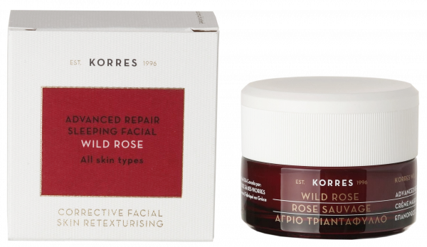 KORRES Wild Rose - regenerační noční péče, 40 ml