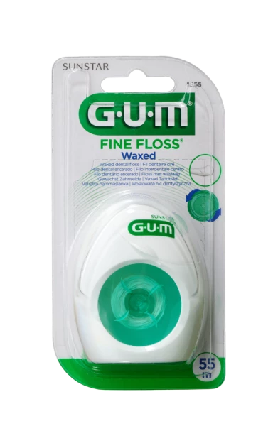 GUM Fine Floss zubní nit voskovaná, 55 m