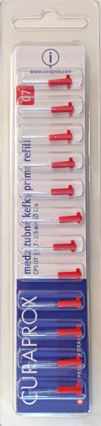 Curaprox CPS 07 prime mezizubní kartáčky, červené, 12 ks