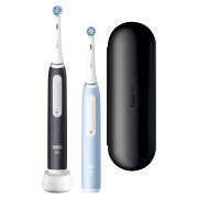 Oral-B iO Series 3 Matt Black/Ice Blue Duo elektrický zubní kartáček