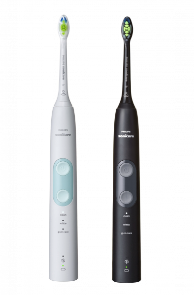 Philips Sonicare ProtectiveClean 5100 Black/White HX6857/35, sonický kartáček (2 těla)