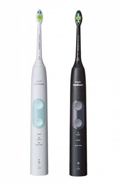 Philips Sonicare ProtectiveClean 5100 Black/White HX6857/35, sonický kartáček (2 těla)