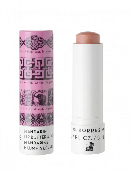 KORRES Lip Butter Stick Mandarin SPF 15 Pink - balzám na rty v tyčince, 5 ml