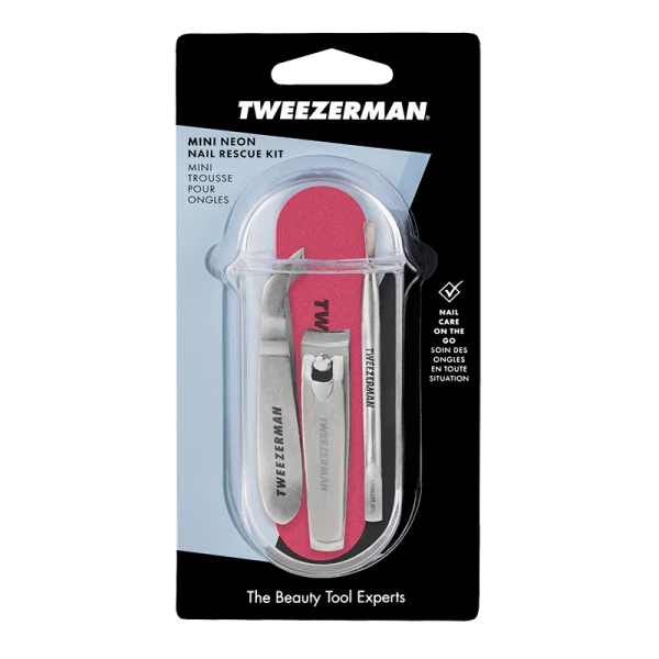 Tweezerman Mini Neon Nail Rescue Kit – kapesní sada první pomoci pro nehty