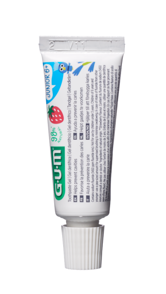 GUM Junior dětská zubní pasta pro školáky (6-12 let), 12 ml