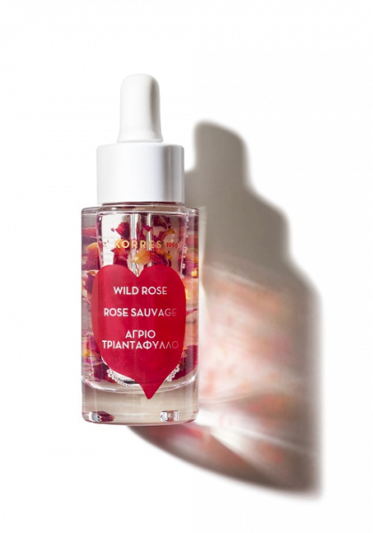 KORRES Wild Rose 5% Vitamin C Brightening Face Oil rozjasňující a vyživující pleťový olej, 30 ml