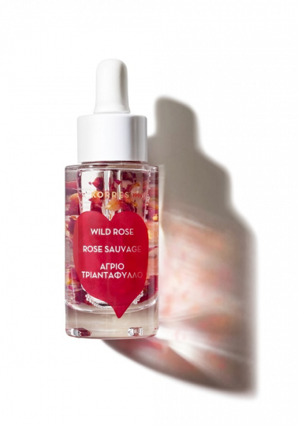 KORRES Wild Rose 5% Vitamin C Brightening Face Oil rozjasňující a vyživující pleťový olej, 30 ml