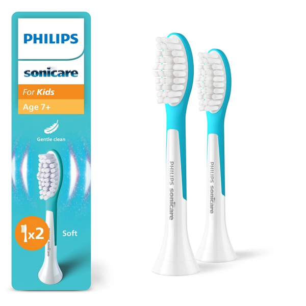 Philips Sonicare For Kids, Balení 2 ks hlavic kartáčku, HX6042/90