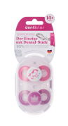 Dentistar Day & Night Soother, denní a noční dudlík, od 14 měsíců, růžový