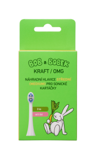 Bob a Bobek Náhradní hlavice STŘEDNÍ pro sonické kartáčky OMG / KRAFT