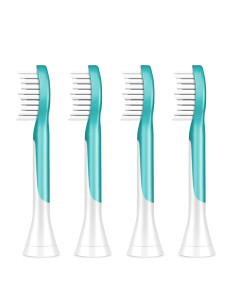 Philips Sonicare for Kids Standard HX6044/33 Standardní velikost hlavice sonického kartáčku pro děti od 7 let, 4 ks