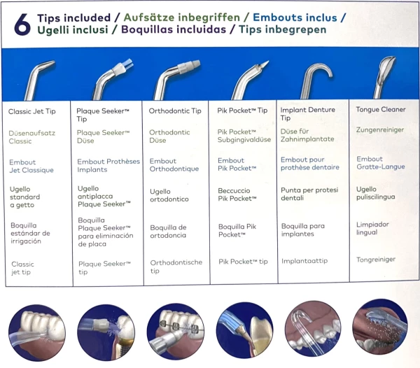 Waterpik ION Cordless nejmodernější dobíjecí ústní sprcha (WF-11)
