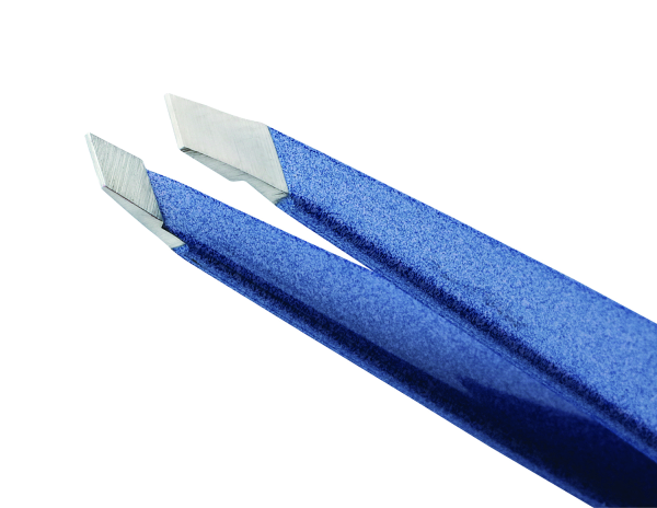 Tweezerman Slant Granite Sky pinzeta jeansově modrá