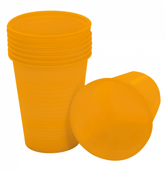 Medicom plastový kelímek do ordinace, oranžový, 3000 ks
