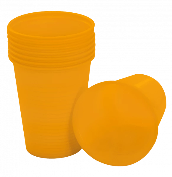Medicom plastový kelímek do ordinace, oranžový, 3000 ks