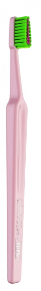 TePe Colour Compact x-soft, zubní kartáček, světle růžový